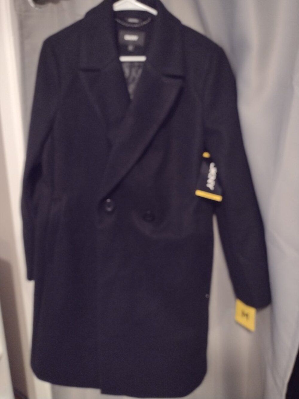 DKNY Womens medium fashion coat DL5MWQ68 double breasted new with tags